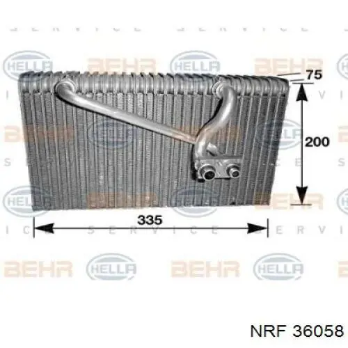 Испаритель кондиционера 1618087 Opel