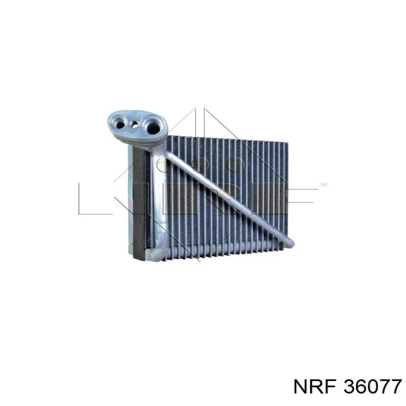 Evaporador, aire acondicionado 36077 NRF