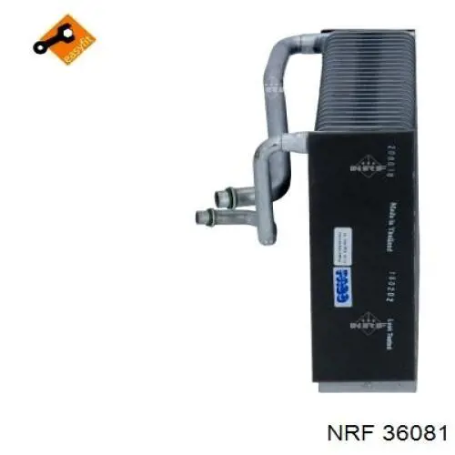 Evaporador, aire acondicionado 36081 NRF