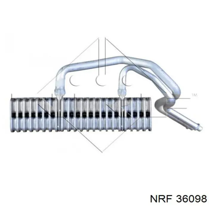 Evaporador, aire acondicionado 36098 NRF
