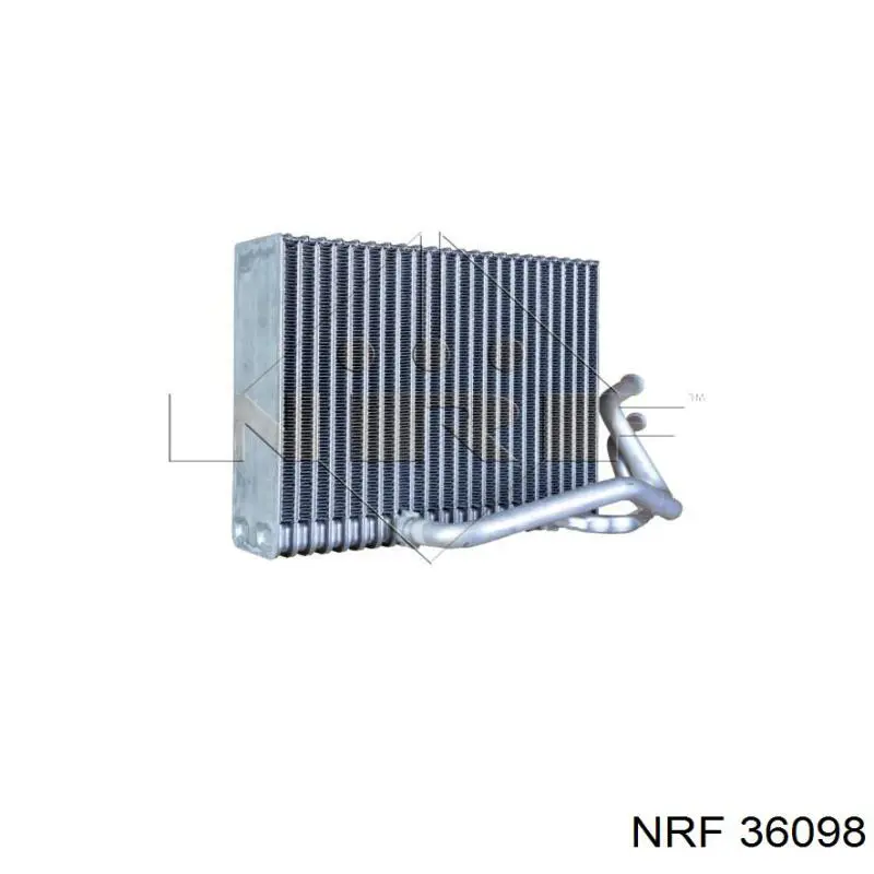 36098 NRF Радиатор отопителя салона