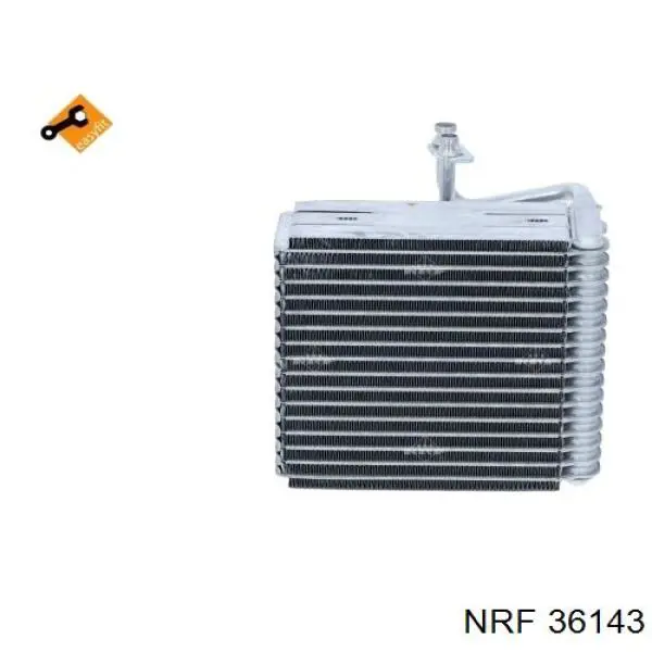 Evaporador, aire acondicionado 36143 NRF