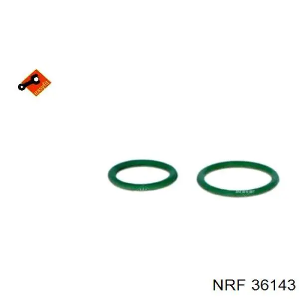 36143 NRF Радиатор отопителя салона