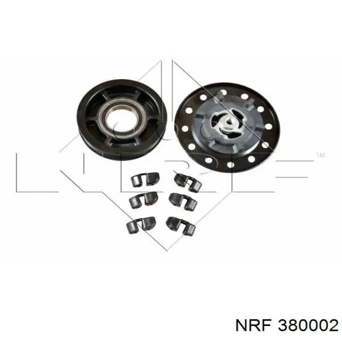 380002 NRF шкив компрессора кондиционера