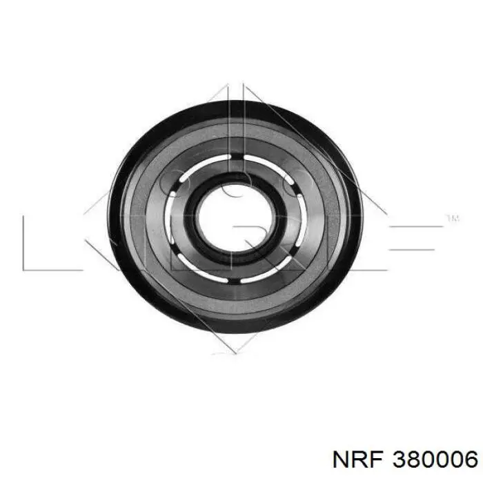 380006 NRF Шкив компрессора кондиционера