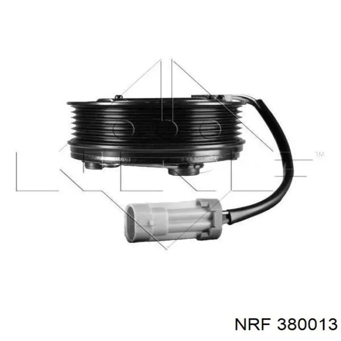 380013 NRF шкив компрессора кондиционера