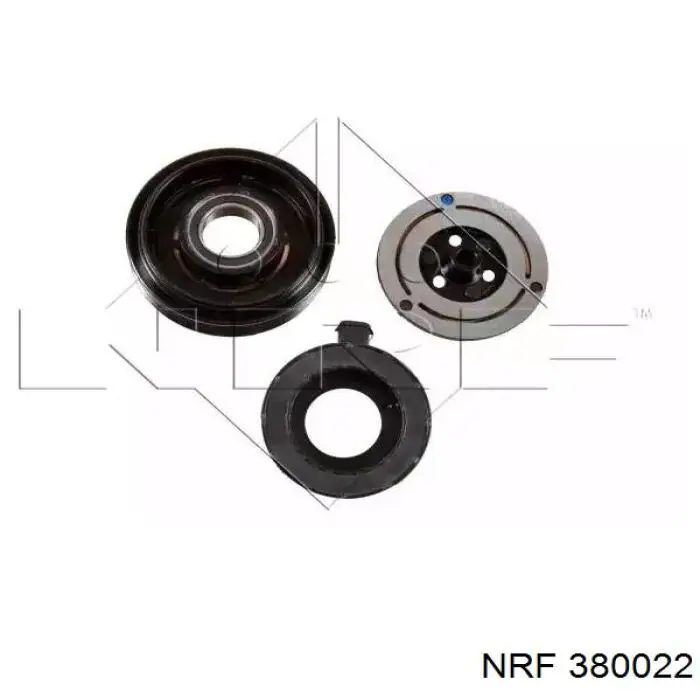 380022 NRF polia do compressor de aparelho de ar condicionado