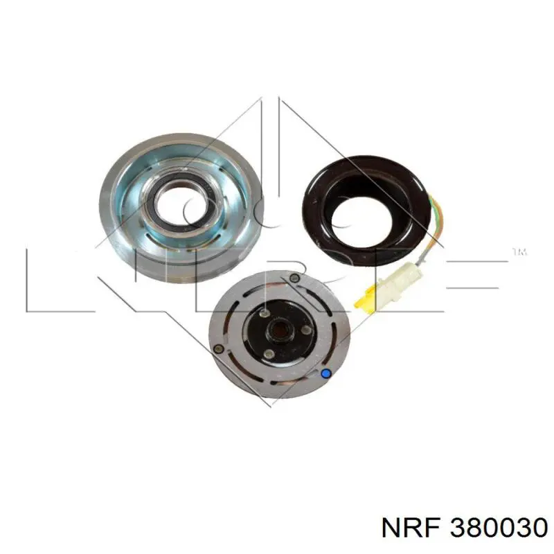 Шків компресора кондиціонера 380030 NRF