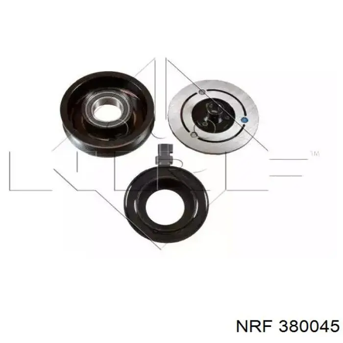 380045 NRF polia do compressor de aparelho de ar condicionado
