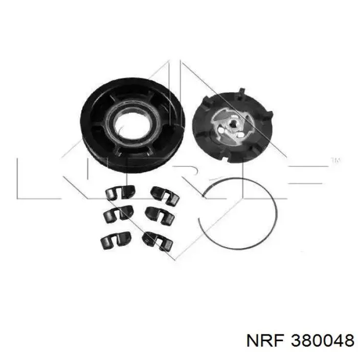 380048 NRF шкив компрессора кондиционера