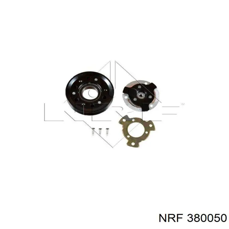 Купить 380050 NRF Шкив компрессора кондиционера