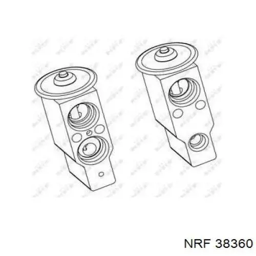 38360 NRF клапан trv кондиционера