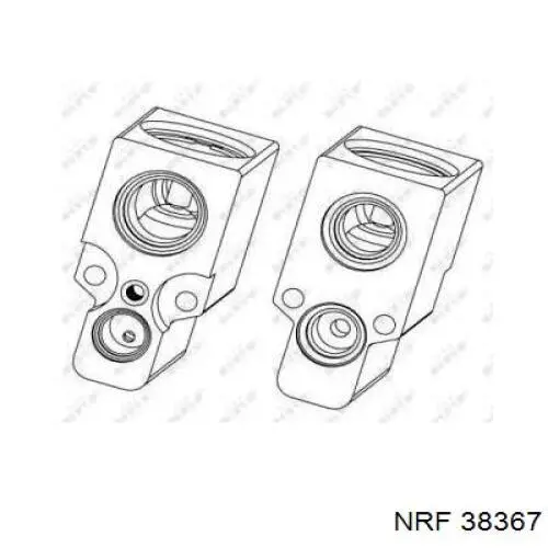 Клапан TRV кондиционера NRF 38367