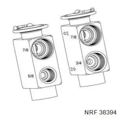 Клапан TRV кондиционера 38394 NRF