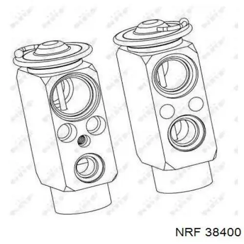 38400 NRF клапан trv кондиционера