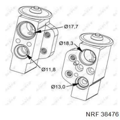 Клапан TRV кондиционера KTT140065 Thermotec