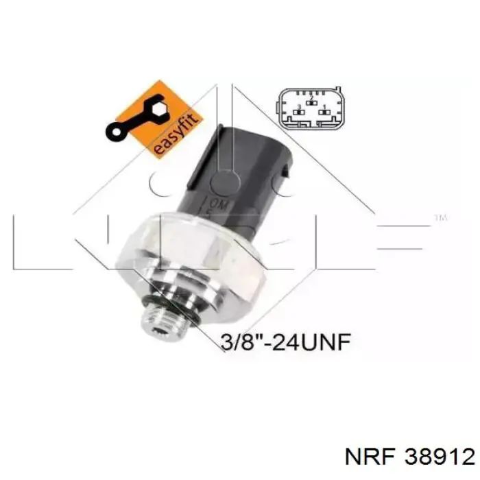 38912 NRF датчик абсолютного давления кондиционера