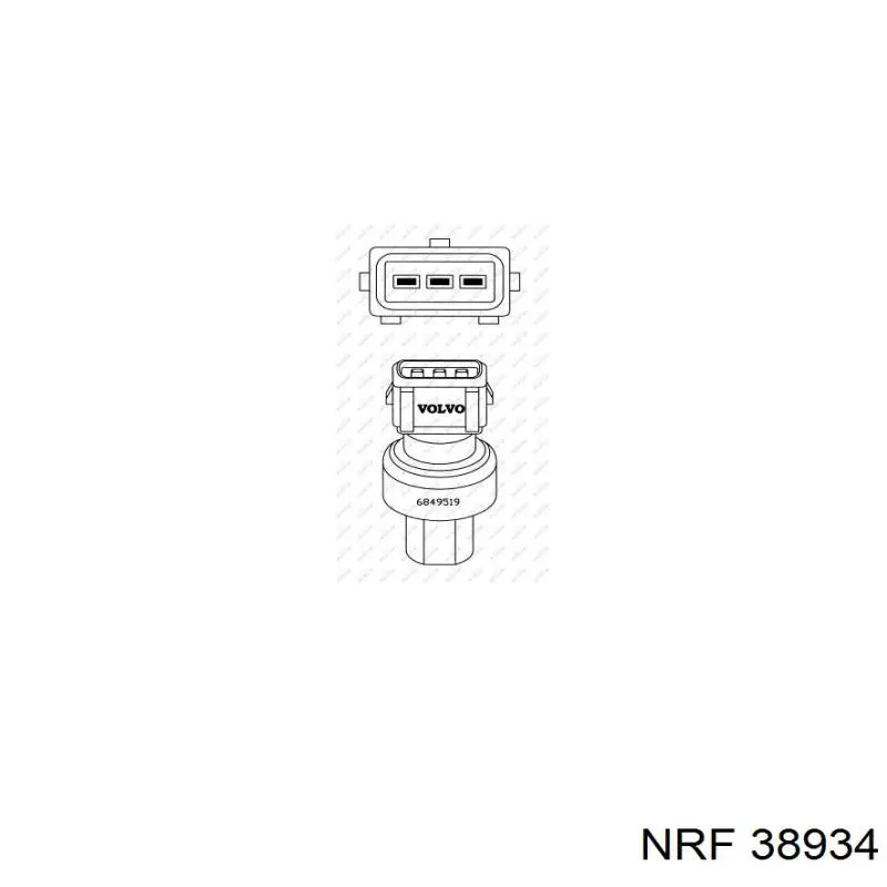Датчик абсолютного давления кондиционера NRF 38934