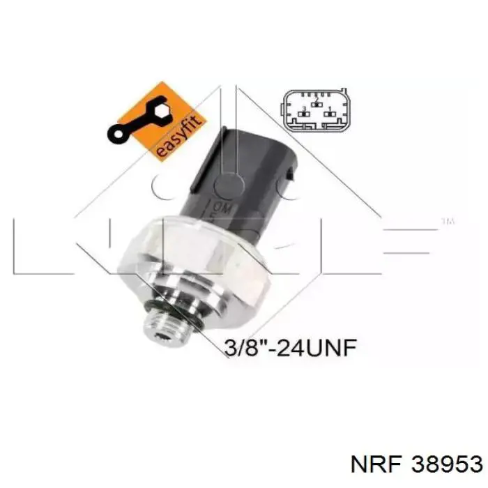 38953 NRF датчик абсолютного давления кондиционера