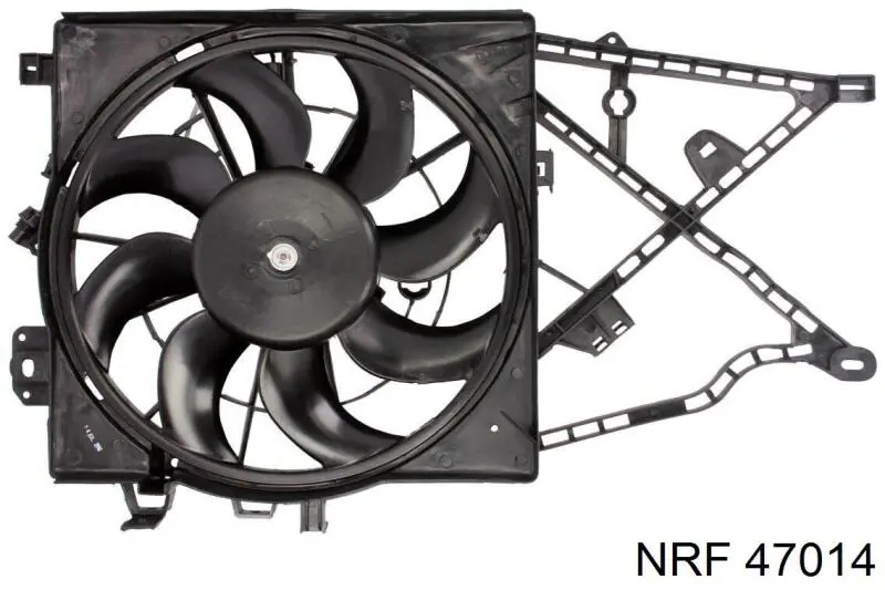 RDOP34004A0 Signeda диффузор радиатора охлаждения, в сборе с мотором и крыльчаткой