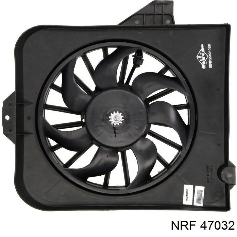 Ventilador (rodete +motor) refrigeración del motor con electromotor derecho 47032 NRF