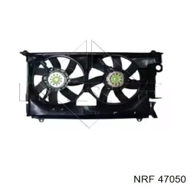 Difusor de radiador, ventilador de refrigeración, condensador del aire acondicionado, completo con motor y rodete 47050 NRF