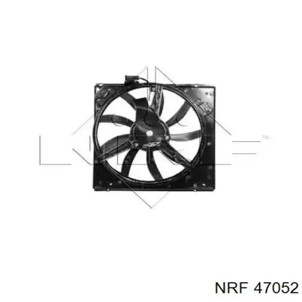 47052 NRF электровентилятор охлаждения в сборе (мотор+крыльчатка)