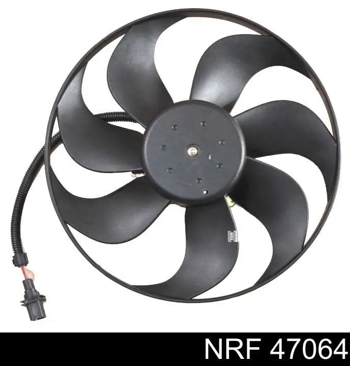 47064 NRF электровентилятор охлаждения в сборе (мотор+крыльчатка)