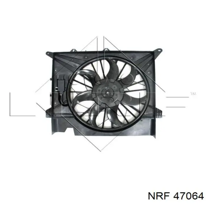 Электровентилятор охлаждения в сборе NRF 47064 цена, от 43.65 USD
