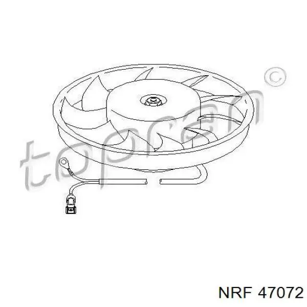Электровентилятор охлаждения в сборе NRF 47072 цена, от 61.81 USD