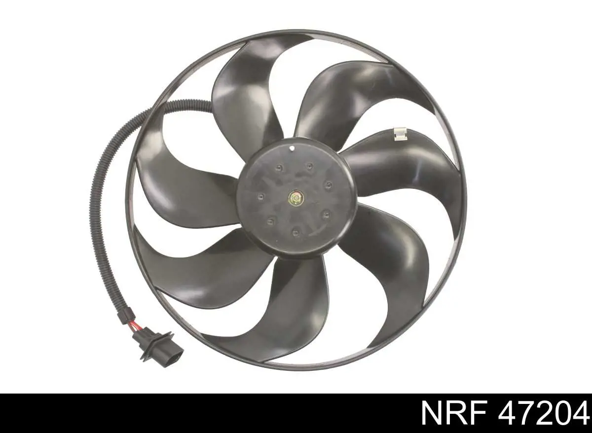 Электровентилятор охлаждения в сборе (мотор+крыльчатка) NRF 47204