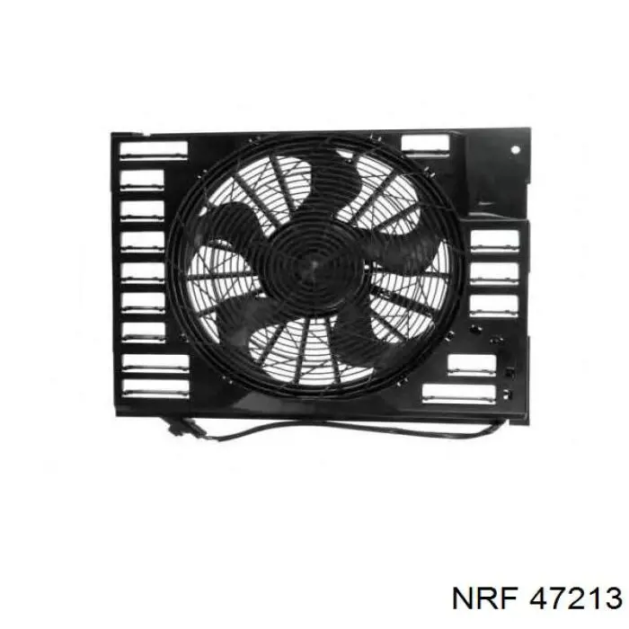 Difusor de radiador, ventilador de refrigeración, condensador del aire acondicionado, completo con motor y rodete 47213 NRF