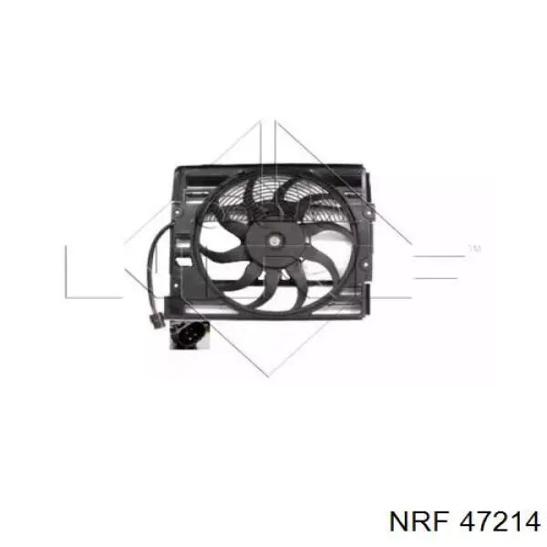 Купить 47214 NRF Диффузор вентилятора в сборе с мотором и крыльчаткой
