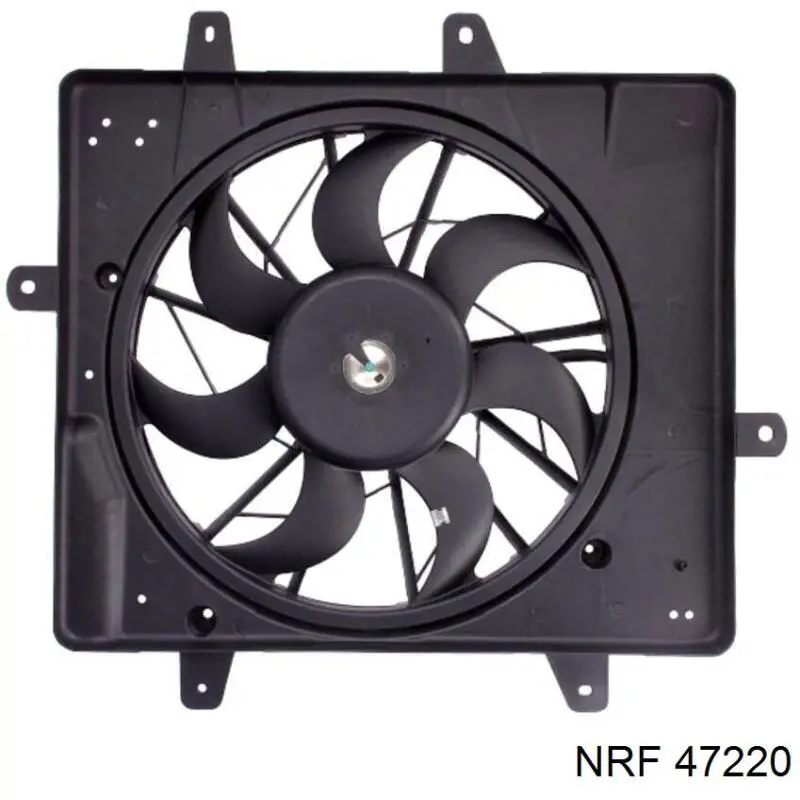1850-0046 Profit диффузор радиатора охлаждения, в сборе с мотором и крыльчаткой
