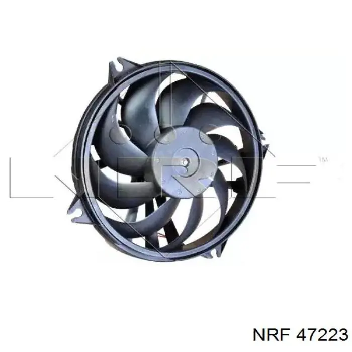 47223 NRF электровентилятор охлаждения в сборе (мотор+крыльчатка)
