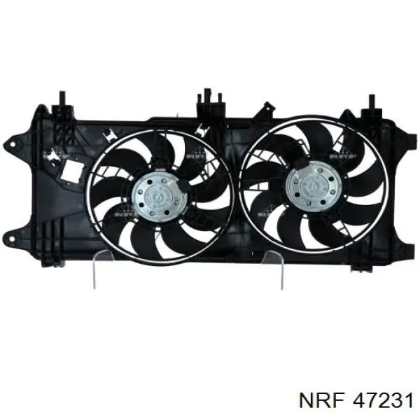 Диффузор радиатора охлаждения, в сборе с мотором и крыльчаткой NRF 47231