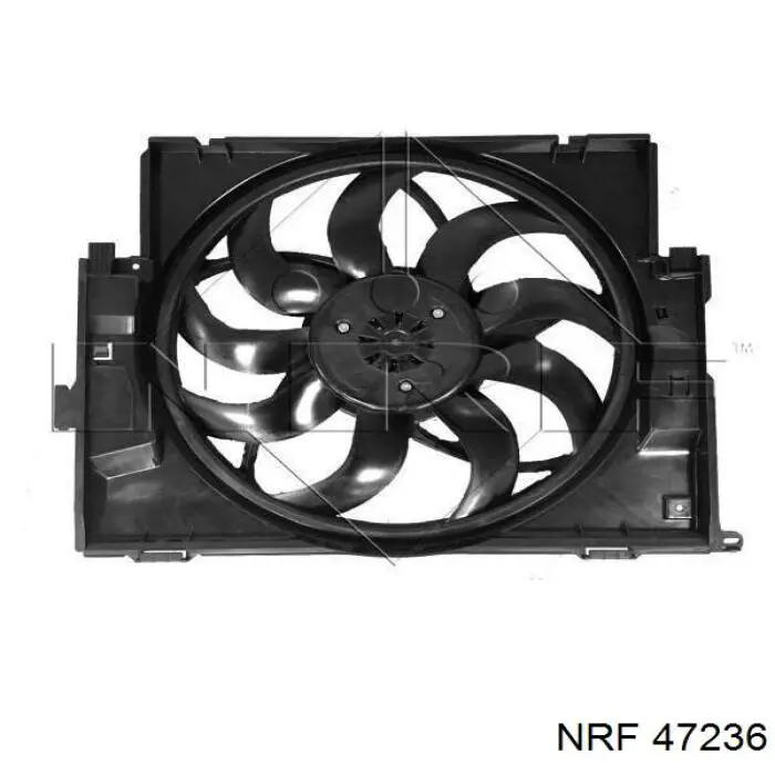 Диффузор радиатора охлаждения в сборе с крыльчаткой NRF 47236