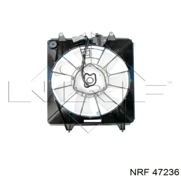 Диффузор радиатора охлаждения в сборе с мотором и крыльчаткой NRF 47236 цена, от 83.46 USD