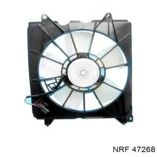 Диффузор радиатора кондиционера, в сборе с крыльчаткой и мотором NRF 47268