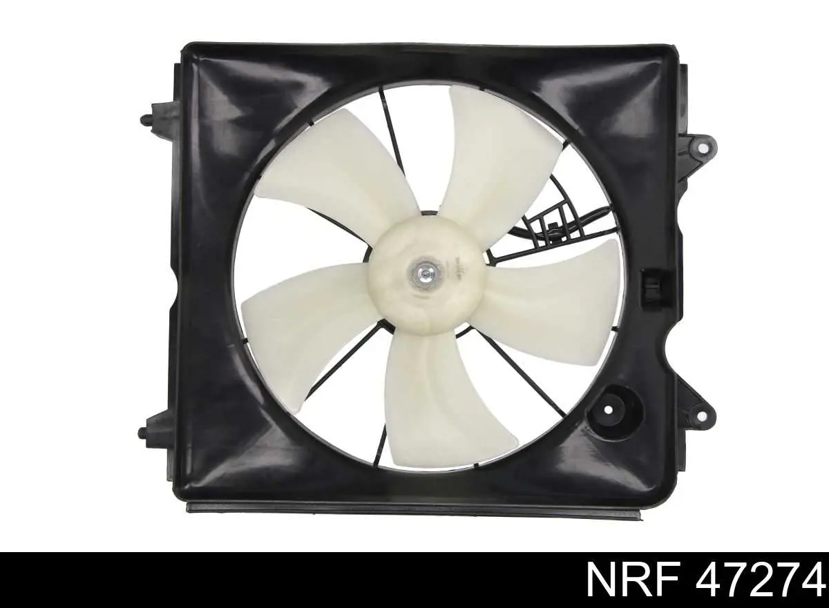 Диффузор радиатора охлаждения, в сборе с мотором и крыльчаткой на Honda CR-V RE