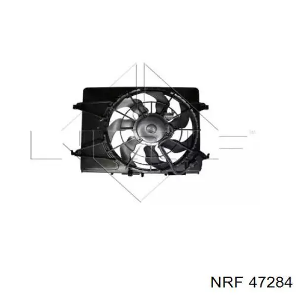 47284 NRF диффузор радиатора охлаждения, в сборе с мотором и крыльчаткой