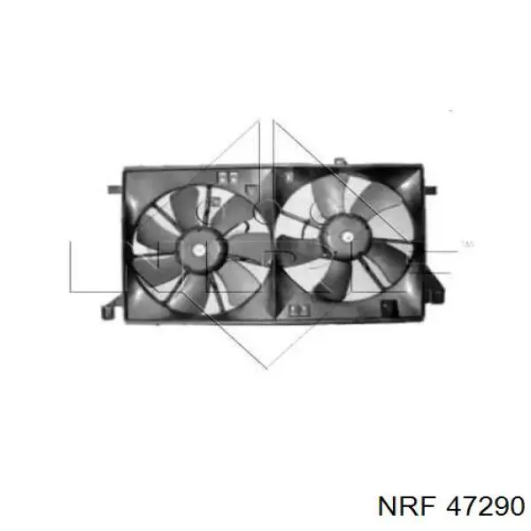 Диффузор радиатора охлаждения NRF 47290