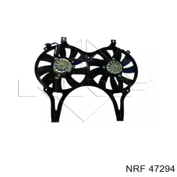 Difusor de radiador, aire acondicionado, completo con motor y rodete 47294 NRF