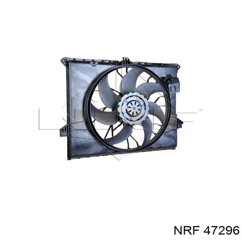 Диффузор радиатора охлаждения в сборе с крыльчаткой NRF 47296