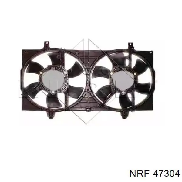 Ventilador (rodete +motor) refrigeración del motor con electromotor completo 47304 NRF