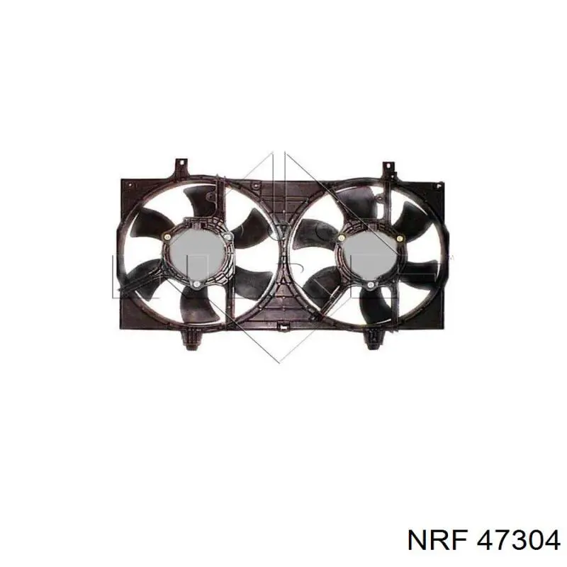 Электровентилятор охлаждения в сборе (мотор+крыльчатка) на Nissan Almera II 