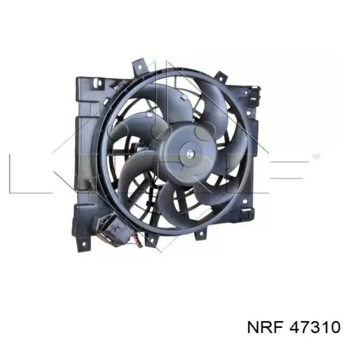 WG1720280 Wilmink Group электровентилятор охлаждения в сборе (мотор+крыльчатка)