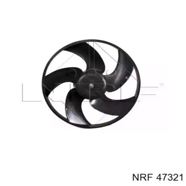 47321 NRF электровентилятор охлаждения в сборе (мотор+крыльчатка)