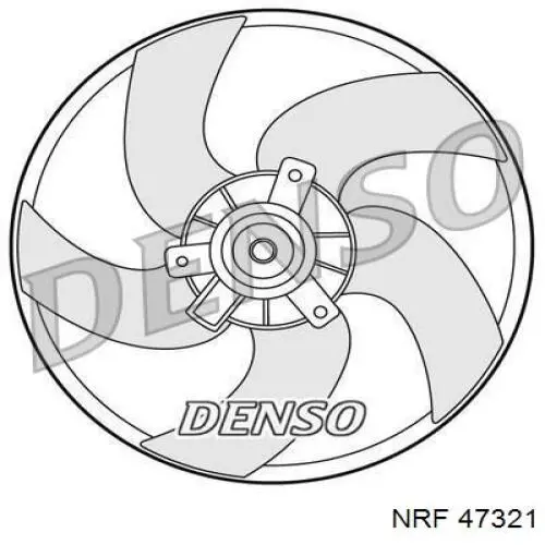 Электровентилятор охлаждения 47321 NRF