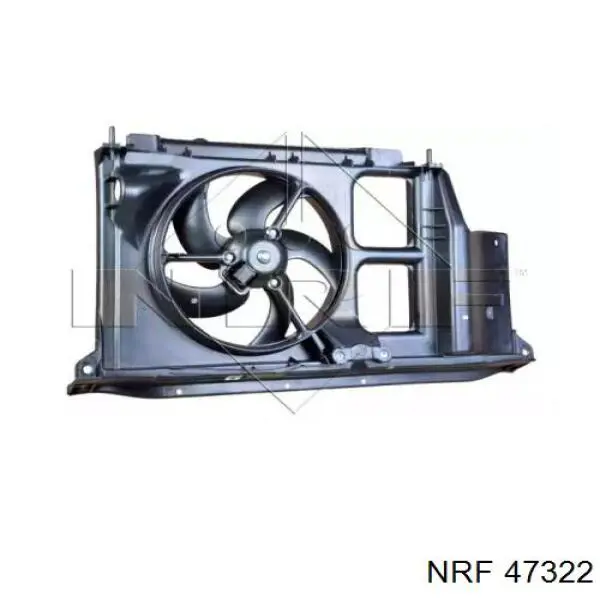 Электровентилятор охлаждения в сборе (мотор+крыльчатка) NRF 47322